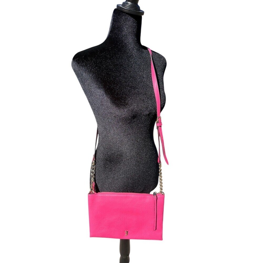 Juicy Couture Crossbody Bag Small Hot Pink With Wristlet - Picture 3 of 8
